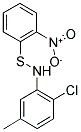 1-CHLORO-4-METHYL-2-([(2-NITROPHENYL)SULFANYL]AMINO)BENZENE Struktur