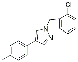 1-(2-CHLOROBENZYL)-4-(4-METHYLPHENYL)-1H-PYRAZOLE Struktur