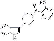 1-(2-HYDROXYBENZOYL)-4-(1H-INDOL-3-YL)PIPERIDINE Struktur