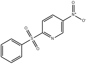 5-NITRO-2-(PHENYLSULFONYL)PYRIDINE Struktur