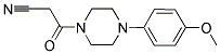 3-[4-(4-METHOXY-PHENYL)-PIPERAZIN-1-YL]-3-OXO-PROPIONITRILE Struktur