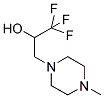 1,1,1-TRIFLUORO-3-(4-METHYLPIPERAZINO)-2-PROPANOL Struktur