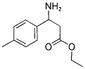 3-AMINO-3-P-TOLYL-PROPIONIC ACID ETHYL ESTER Struktur