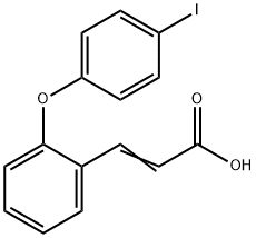 3-[2-(4-IODOPHENOXY)PHENYL]ACRYLIC ACID Struktur