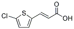 (2E)-3-(5-CHLOROTHIEN-2-YL)ACRYLIC ACID Struktur