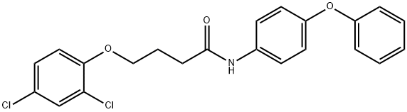 4-(2,4-DICHLOROPHENOXY)-N-(4-PHENOXYPHENYL)BUTANAMIDE Struktur