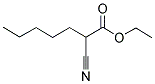 ETHYL 2-CYANOHEPTANOATE Struktur