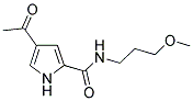 4-ACETYL-N-(3-METHOXYPROPYL)-1H-PYRROLE-2-CARBOXAMIDE Struktur