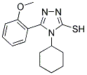 4-CYCLOHEXYL-5-(2-METHOXY-PHENYL)-4H-[1,2,4]TRIAZOLE-3-THIOL Struktur