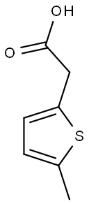 (5-METHYL-2-THIENYL)ACETIC ACID Struktur