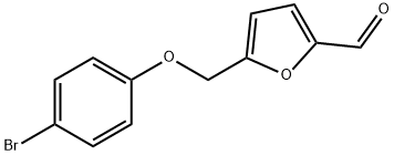 5-(4-BROMOPHENOXYMETHYL)FURAN-2-CARBALDEHYDE Struktur