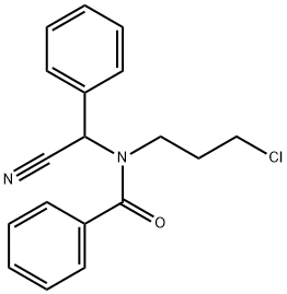 N-(3-CHLOROPROPYL)-N-[CYANO(PHENYL)METHYL]BENZAMIDE Struktur