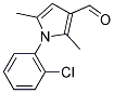 1-(2-CHLOROPHENYL)-2,5-DIMETHYL-1H-PYRROLE-3-CARBALDEHYDE Struktur