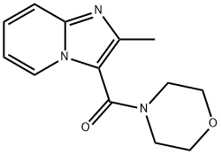 (2-METHYLIMIDAZO[1,2-A]PYRIDIN-3-YL)(MORPHOLINO)METHANONE Struktur