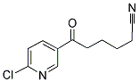 6-(6-CHLORO-3-PYRIDYL)-6-OXOHEXANENITRILE Struktur