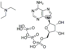 ADENOSINE 5'-[ALPHA-32P]TRIPHOSPHATE, TRIETHYLAMMONIUM SALT Struktur