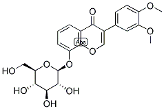 CLADRIN-7-O-GLUCOSIDE Struktur