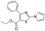 ETHYL 4-PHENYL-2-(1H-PYRROL-1-YL)-1,3-THIAZOLE-5-CARBOXYLATE Struktur