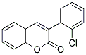 3(2'-CHLOROPHENYL)-4-METHYLCOUMARIN Struktur