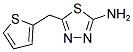 5-(2-THIENYLMETHYL)-1,3,4-THIADIAZOL-2-AMINE Struktur