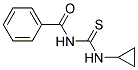 1-(CYCLOPROPYL)-3-BENZOYLTHIOUREA Struktur