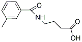 4-[(3-METHYLBENZOYL)AMINO]BUTANOIC ACID Struktur