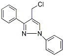 4-(CHLOROMETHYL)-1,3-DIPHENYL-1H-PYRAZOLE Struktur