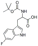 BOC-6-FLUORO-DL-TRYPTOPHAN Struktur