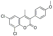 6,8-DICHLORO-3(4'-METHOXYPHENYL)-4-METHYLCOUMARIN