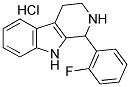 1-(2-FLUOROPHENYL)-2,3,4,9-TETRAHYDRO-1H-B-CARBOLINE HYDROCHLORIDE Struktur