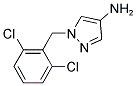 1-(2,6-DICHLORO-BENZYL)-1H-PYRAZOL-4-YLAMINE Struktur