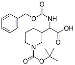 N-A-CBZ-(3-N-BOC-PIPERIDINYL) GLYCINE Struktur