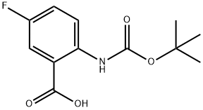 BOC-2-AMINO-5-FLUOROBENZOIC ACID Struktur