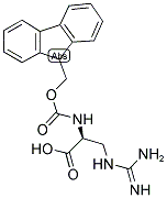 FMOC-L-2-AMINO-3-GUANIDINOPROPIONIC ACID Struktur