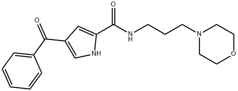 4-BENZOYL-N-(3-MORPHOLINOPROPYL)-1H-PYRROLE-2-CARBOXAMIDE Struktur