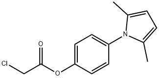 CHLORO-ACETIC ACID 4-(2,5-DIMETHYL-PYRROL-1-YL)-PHENYL ESTER Struktur