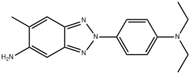 2-(4-DIETHYLAMINO-PHENYL)-6-METHYL-2H-BENZOTRIAZOL-5-YLAMINE Struktur