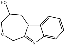 4,5-DIHYDRO-1H,3H-[1,4]OXAZEPINO[4,3-A]BENZIMIDAZOL-4-OL Struktur