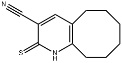 2-THIOXO-1,2,5,6,7,8,9,10-OCTAHYDROCYCLOOCTA[B]PYRIDIN-3-YL CYANIDE Struktur