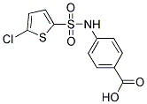 4-(5-CHLORO-THIOPHENE-2-SULFONYLAMINO)-BENZOIC ACID Struktur