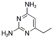 2-AMINO-6-ETHYLPYRIMIDIN-4-YLAMINE Struktur