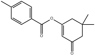 5,5-DIMETHYL-3-OXO-1-CYCLOHEXENYL 4-METHYLBENZENECARBOXYLATE Struktur