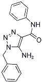 5-AMINO-1-BENZYL-N-PHENYL-1H-1,2,3-TRIAZOLE-4-CARBOXAMIDE Struktur