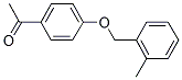 1-(4-[(2-METHYLBENZYL)OXY]PHENYL)ETHANONE Struktur