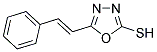5-[(E)-2-PHENYLETHENYL]-1,3,4-OXADIAZOL-2-YLHYDROSULFIDE Struktur