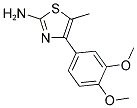 4-(3,4-DIMETHOXY-PHENYL)-5-METHYL-THIAZOL-2-YLAMINE Struktur