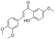 2'-HYDROXY-3,4,5'-TRIMETHOXYCHALCONE Struktur