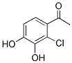 2-CHLORO-3,4-DIHYDROXYACETOPHENONE Struktur