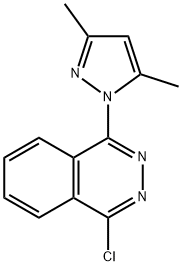 1-CHLORO-4-(3,5-DIMETHYL-PYRAZOL-1-YL)-PHTHALAZINE Struktur