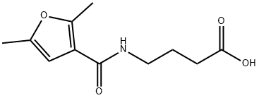 4-[(2,5-DIMETHYL-FURAN-3-CARBONYL)-AMINO]-BUTYRIC ACID Struktur